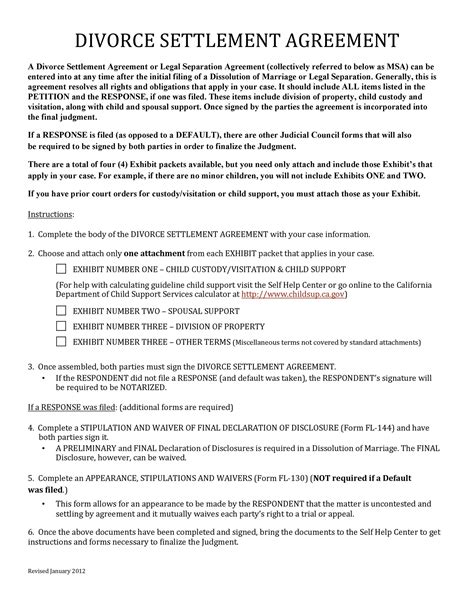 Out Of Court Settlement Agreement Template Pdf Template