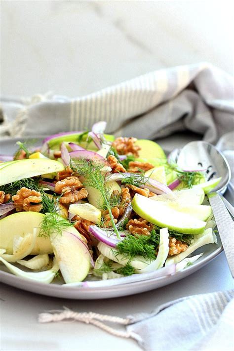 Fennel Apple Salad Delightful Mom Food Healthy Gluten Free Recipes