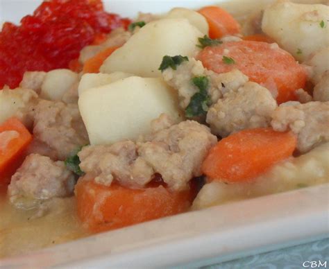Dans la cuisine de Blanc-manger Fricassée de porc