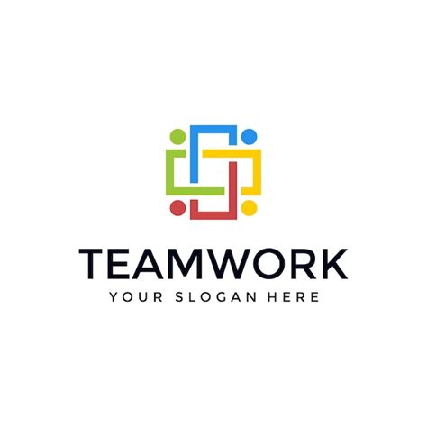 Premium Vector Teamwork Logo Design Template Premium Download