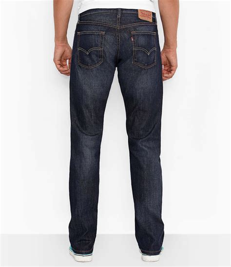 Lyst Levi S 514 Straight Fit Jeans In Black For Men