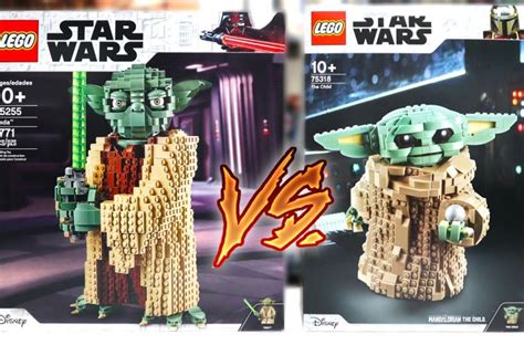 Lego Star Wars Baby Yoda Vs Yoda 75255 And 75318 Brickhubs