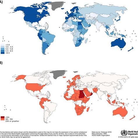 Age Standardized World Incidence Rates Of Non Hodgkin Lymphoma By