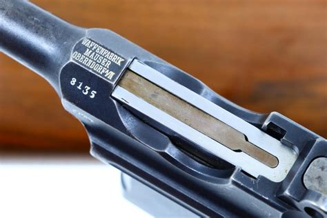 Mauser C96 Broomhandle Pistol Conehammer Stock Antique 8135 O 96