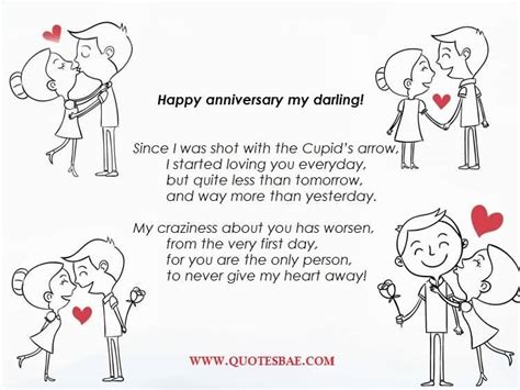 Top 10 Happy Anniversary Poems For Him Husband Quotesbae