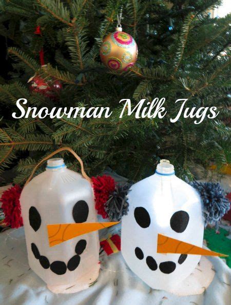 Awesome Milk Jug Snowman Community Helpers Teacher Speech