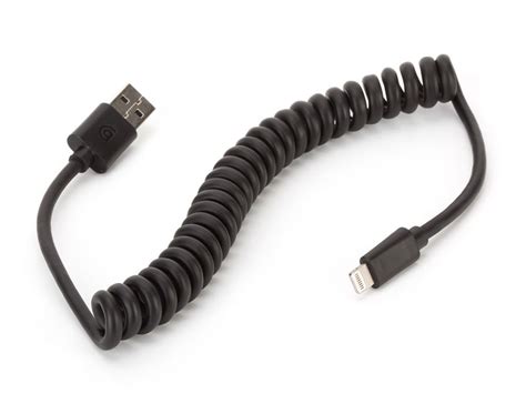 Lightning is a proprietary computer bus and power connector created and designed by apple inc. Griffin Gekrulde Lightning USB Kabel (120cm)