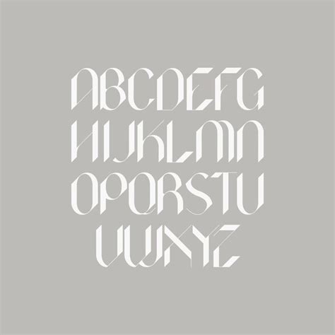 Acute Is A Sans Serif Typeface That Combines Geometric Minimalism And