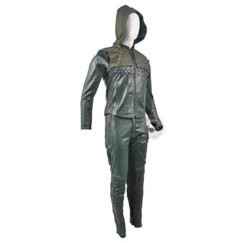 Green Arrow Stephen Amell Leather Costume
