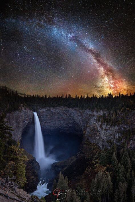 Milky Way Over Helmcken Falls In Canada Photo By Giovanna Griffo