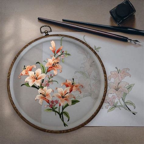 Ornate Silk Embroidery Features Traditional Chinese Designs
