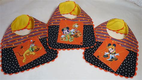 Halloween Disney Bibs Pluto Pup Mickey Mouse With Donald Duck