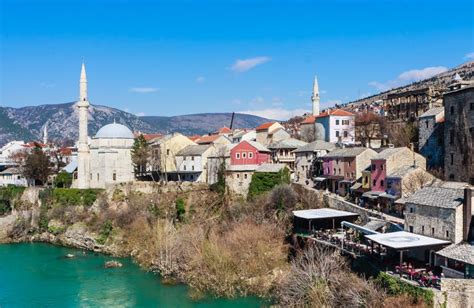 City Of Mostar On The Neretva River Editorial Stock Photo Image Of