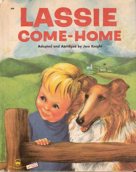 lassie come home vintage wonder book by eric knight and