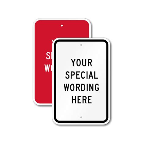Buy Smartsign Add Your Own Wording Custom Vertical Sign 18 X 24