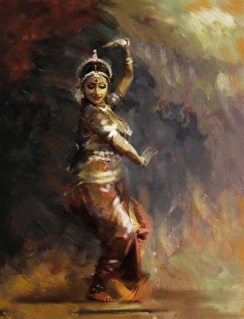 Classical Dance Art 12 Painting By Maryam Mughal Pixels