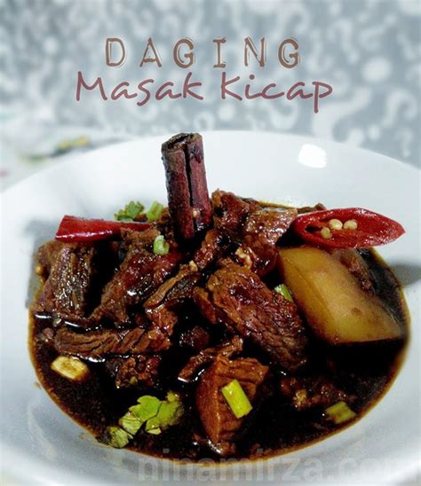 Cara membuat daging sapi masak kecap pedas: Daging Masak Kicap Lemak Manis Mudah