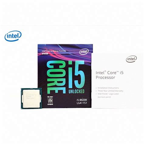 Intel Core I5 8600k 8th Gen Processor Coffee Lake 6 Cores 36ghz 9mb