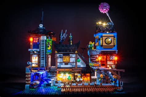 Lego Ninjago City Docks 70657 Review And Lighting Journal Light My Bricks