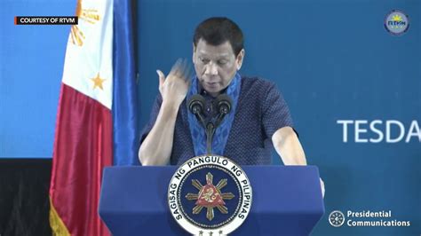 duterte blames priests for fly interrupting his speech youtube