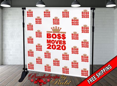 Logo Step And Repeat Business Event Backdrop Custom Logo Etsy