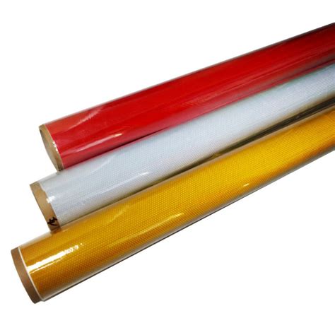 Honeycombe Reflective Tape Sheets Red White Yellow Reflective