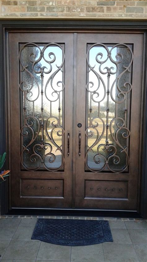 Custom Wrought Iron Double Door Double Door