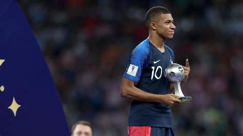 22 premier league players, including 7 from. Kylian Mbappe wins World Cup Young Player award - Eurosport