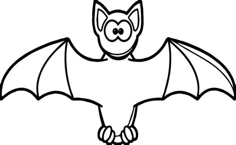 Cute Bat Coloring Pages At Free Printable Colorings
