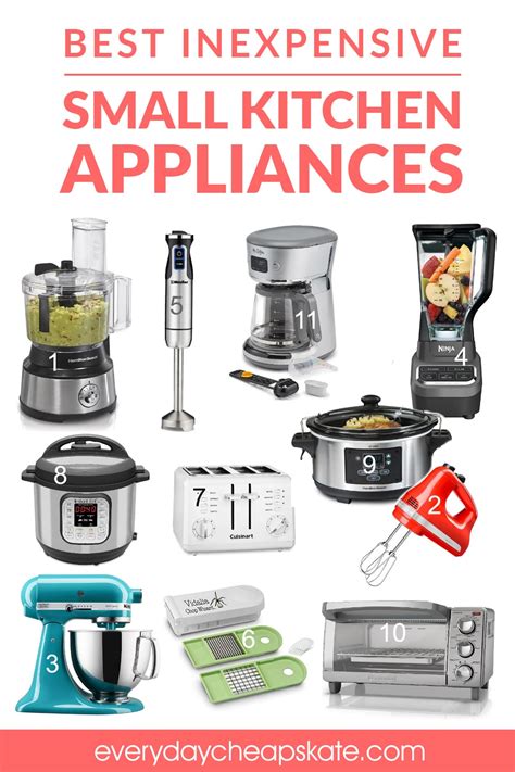 Best Inexpensive Small Kitchen Appliances Everyday Cheapskate