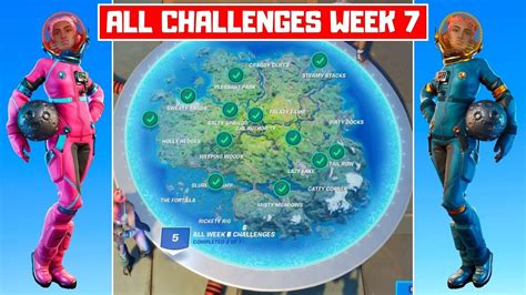 All Week 7 Challenges Guide Fortnite Chapter 2 Season 3 Youtube