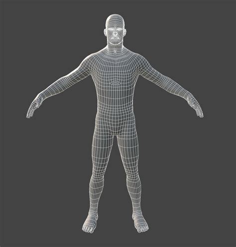3D model Clean Man Body T-Pose | CGTrader