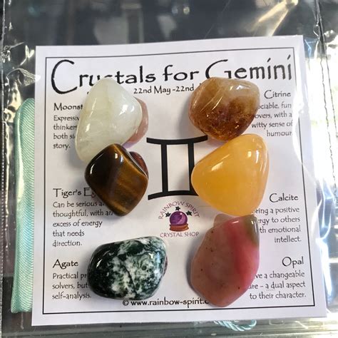 Gemini Birthstones Crystal Set Image 6 Reiki Natural Crystals Stones