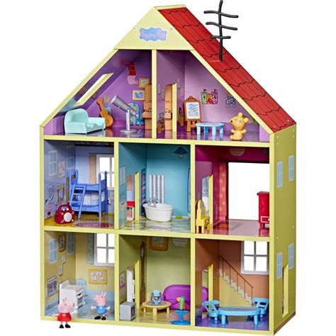 Peppa Pig Wooden Deluxe Playhouse A Mighty Girl