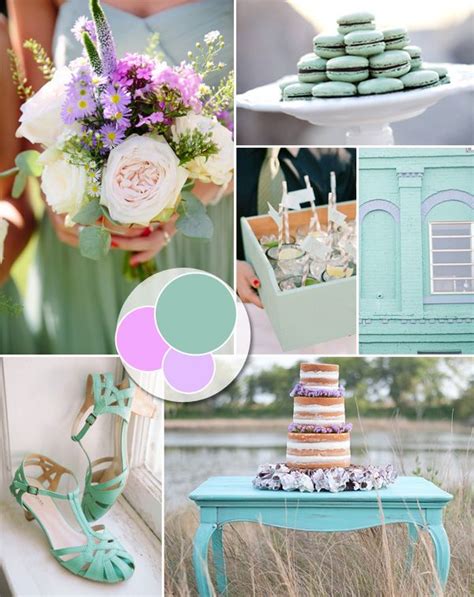 Mint Green And Lavender Pastel Wedding Color Ideas Weddingcolors
