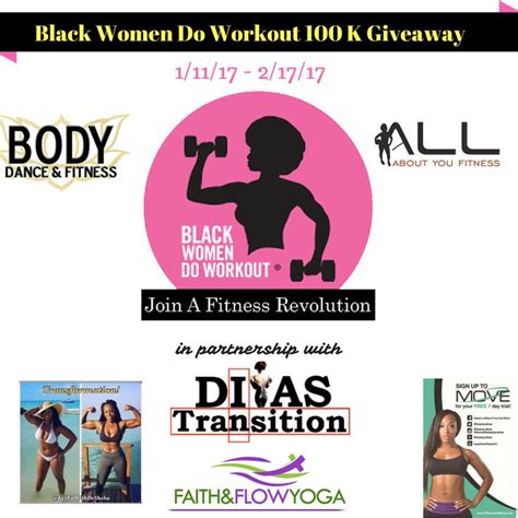 Black Women Do Workout 100k Giveaway New You Fitness Tools Dance