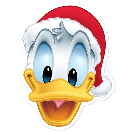 Donald Duck Christmas Mask Disney Characters Christmas Donald Duck