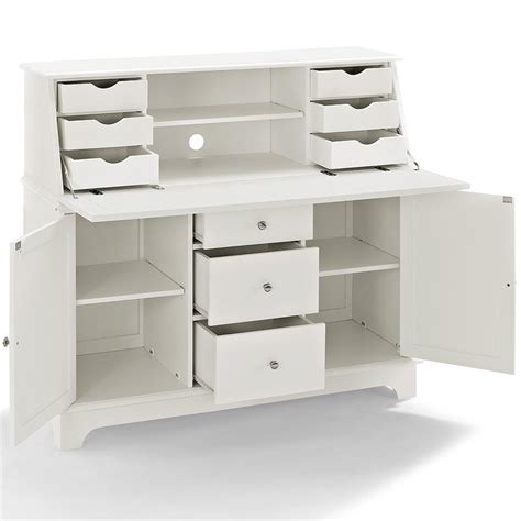 Secretary desk with hutch top. Pemberly Row Fold Down Desktop Home Secretary Desk with ...