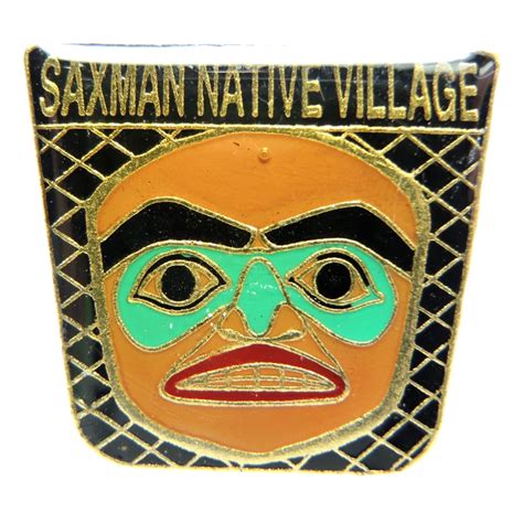 Alaska Ketchikan Saxman Native Village Lapel Pin Lapel Pins Lapel