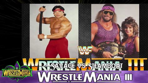 WrestleMania Moments In A Minute WrestleMania 3 Macho Man Randy