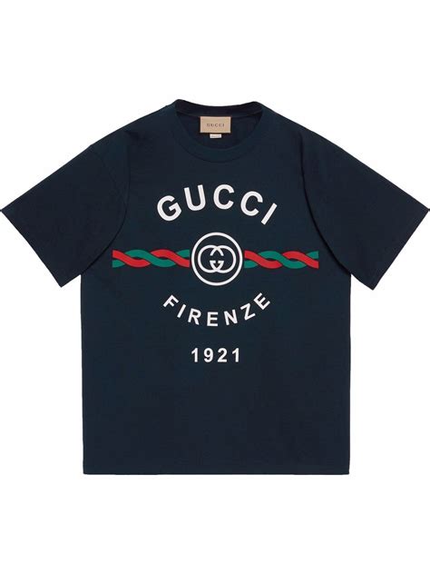 Gucci Gucci Firenze 1921 Cotton T Shirt Farfetch