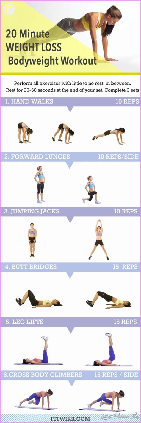 Knowing the best time to work out for weight loss can help you get faster results in less time. 10 Best Exercises For Weight Loss At Home ...