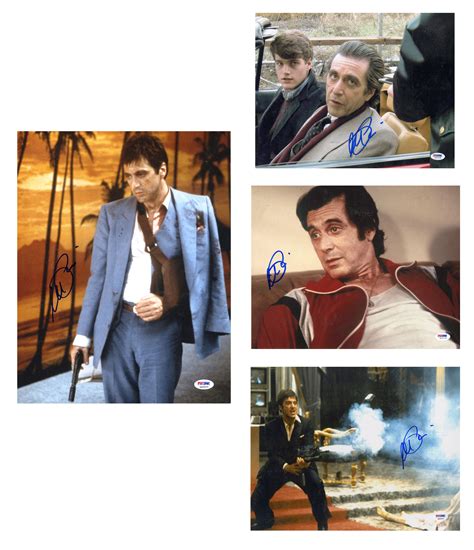 Lot Detail Lot Of 4 Al Pacino Signed 11x14 Photos