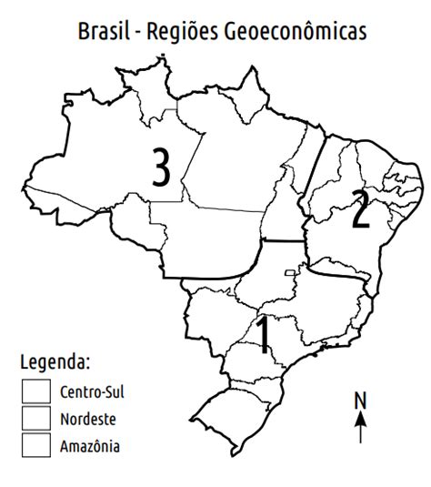 30 Mapas Do Brasil Para Colorir E Imprimir Político Capitais 09e
