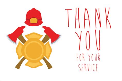 Thank You Card Ideas For Firefighters