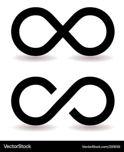 Infinity Symbol Royalty Free Vector Image Vectorstock