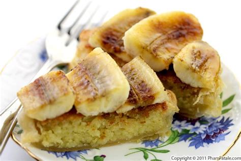 Caramelized Banana Tart With Hazelnut Cream Pham Fatale