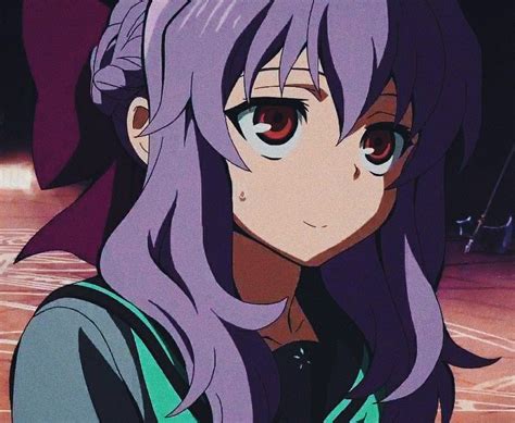 Shinoa Hiiragi💜 Shinoa Hiiragi Anime Anime Icons