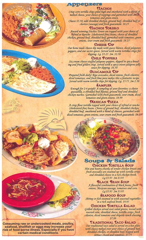 Please contact the restaurant directly. mexican menu - Google Search in 2020 | Mexican menu, Food ...