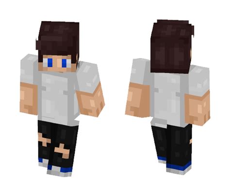 Download White T Shirt First Skin Minecraft Skin For Free